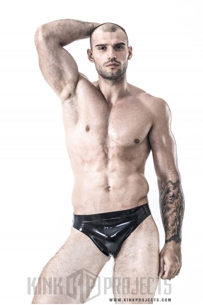 Male Latex Swimming Brief