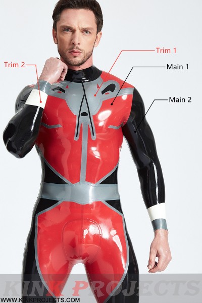 Male 'Space Traveller' Back Zip Catsuit 