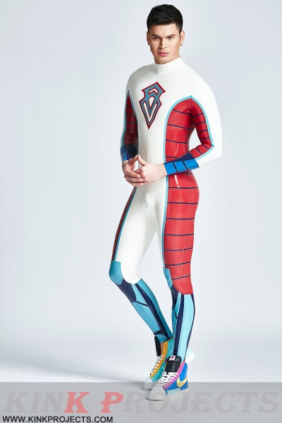 Male 'Diamond Duke' Back Zipper Catsuit