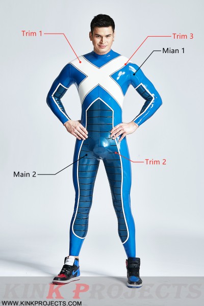 Male 'X-Treme' Back Zipper Catsuit