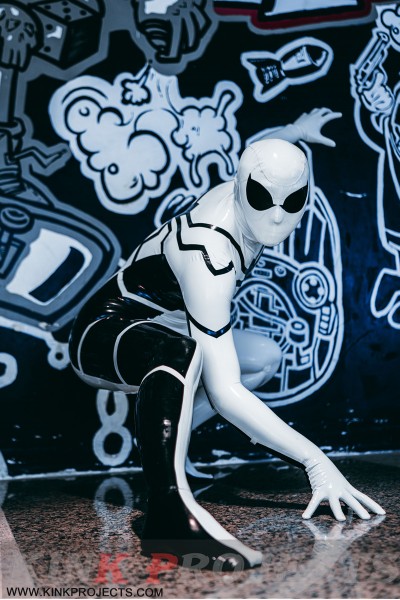 Male 'White Steppe' Spidey Catsuit