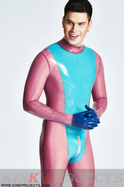 Male 'Vulcan' Neck Entry Catsuit With Feet & Gloves