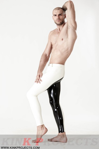 Male 'Yin-Yang' Belted Leggings