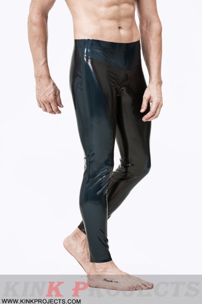 Male 'Two-Tones' Latex Tights