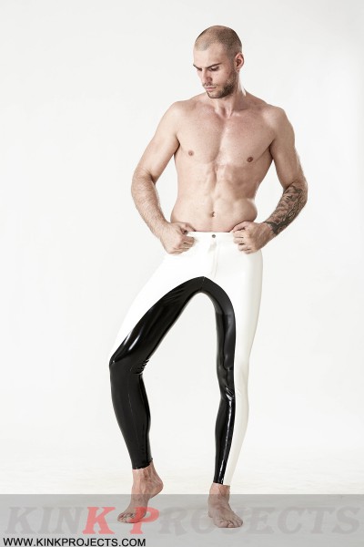 Male 'Yin-Yang' Belted Leggings