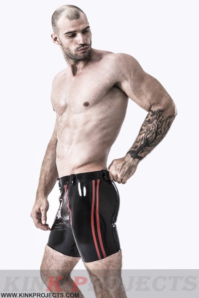 Male Front Double Zip Shorts 