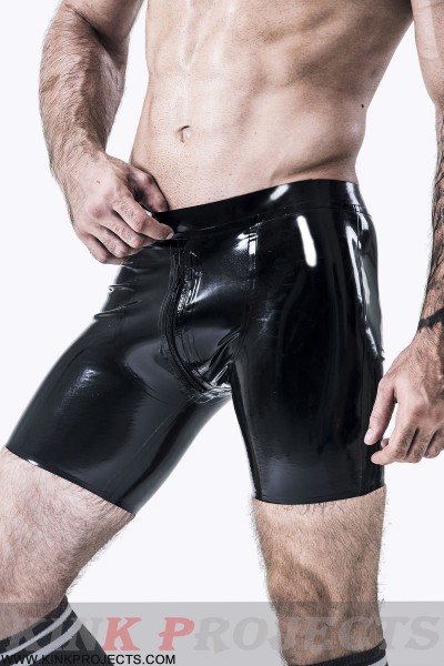 Male Sportsman Style Front-zip Shorts 