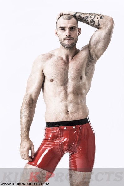 Male Sailor-front Double Zip Shorts 