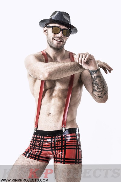 Male Tartan Look Shorts 