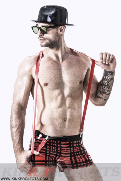 Male Tartan Look Shorts 