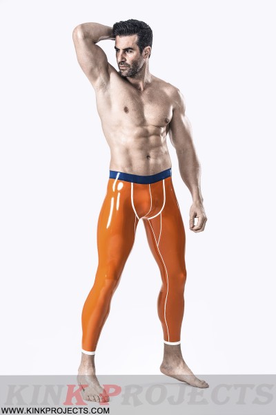 Male Orange Delight Leggings 