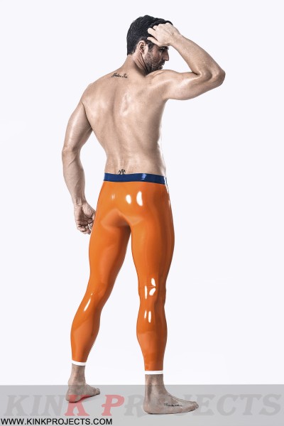 Male Orange Delight Leggings 