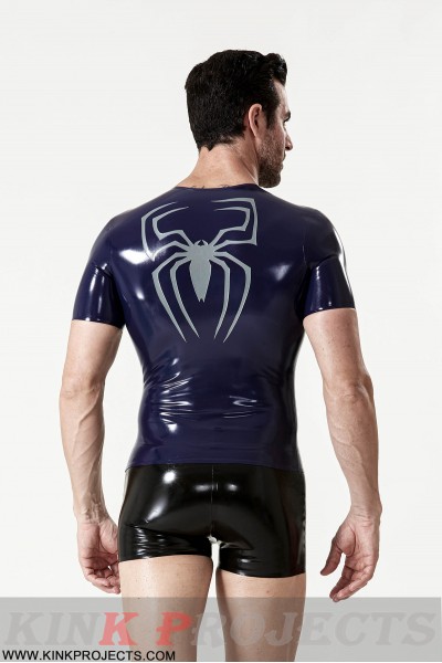 Male 'Spider-Back' Round Neck T-Shirt