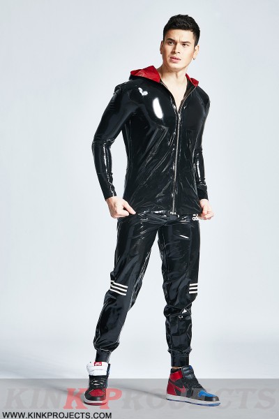 Male Hooded Windbreaker Jacket