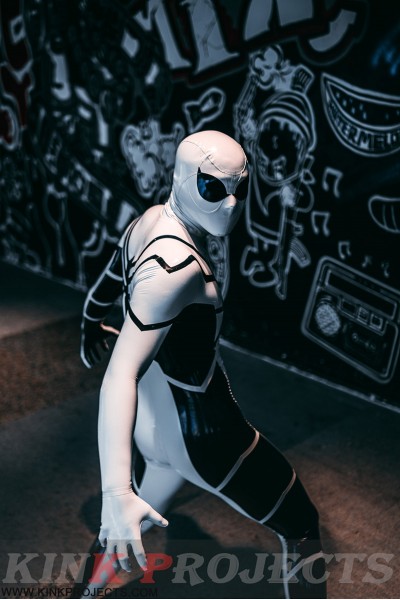 Male 'White Steppe' Spidey Catsuit