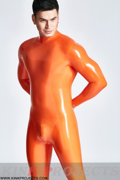 Male Standard Back Zip Latex Catsuit 