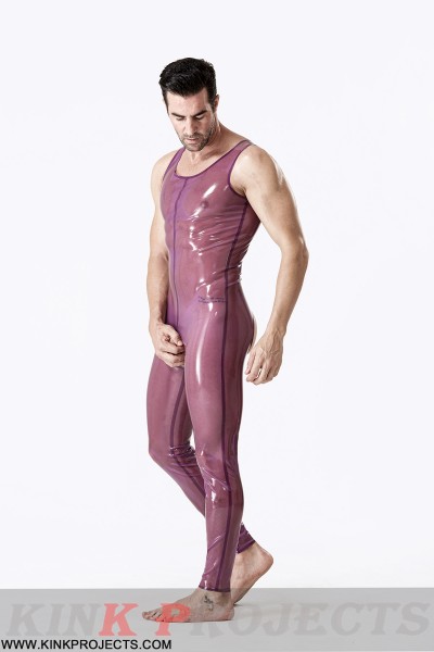 Male Open Bum Singlet Suit 