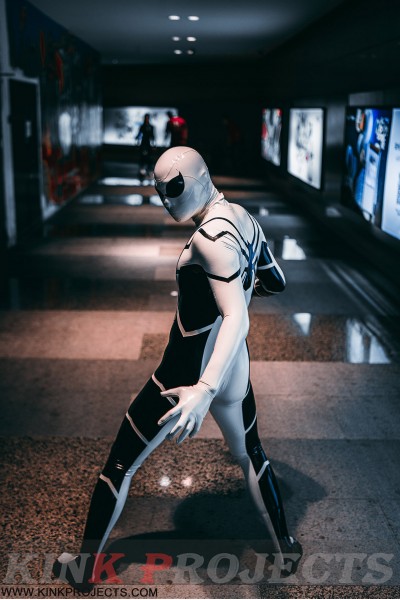 Male 'White Steppe' Spidey Catsuit