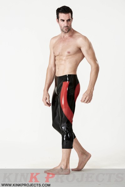 Male 'Heartening' Three-Quarter Zipperless Leggings 