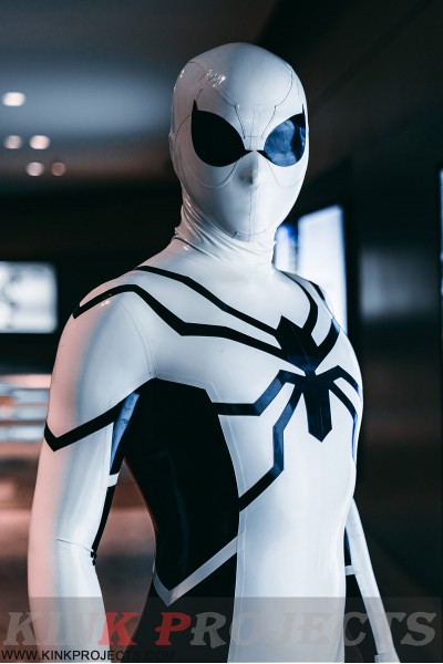 Male 'White Steppe' Spidey Catsuit