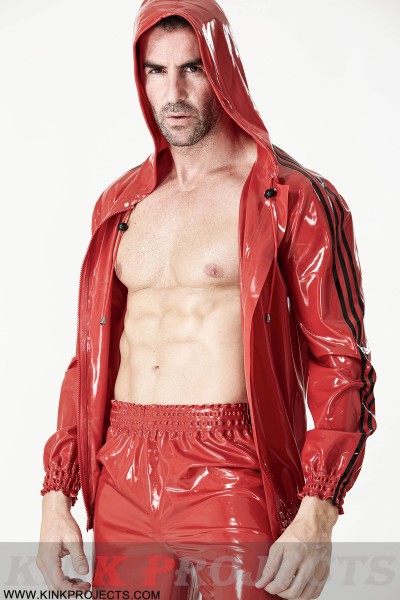 Male Sports Hooded Tracksuit Jacket