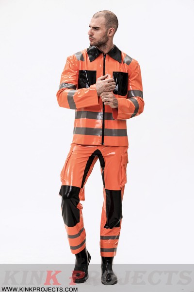 Male Fireman Style Uniform Jacket