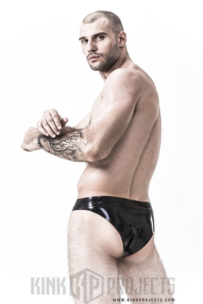 Male Latex Swimming Brief