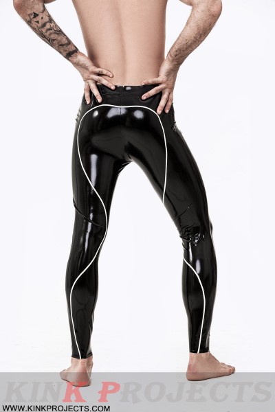 Male Curved Stripe Leggings