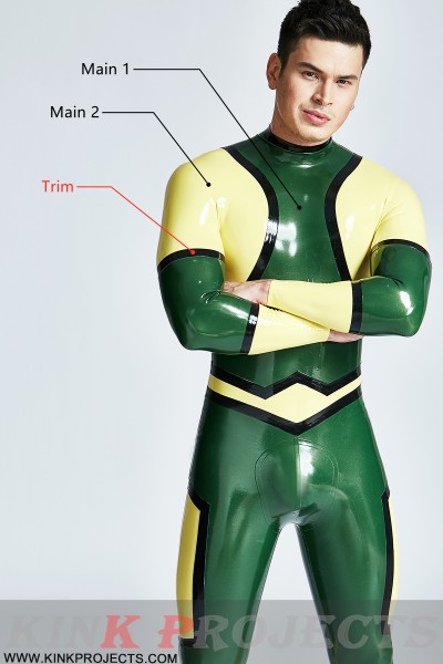 Male 'Ball-Gamer' Back Zipper Catsuit