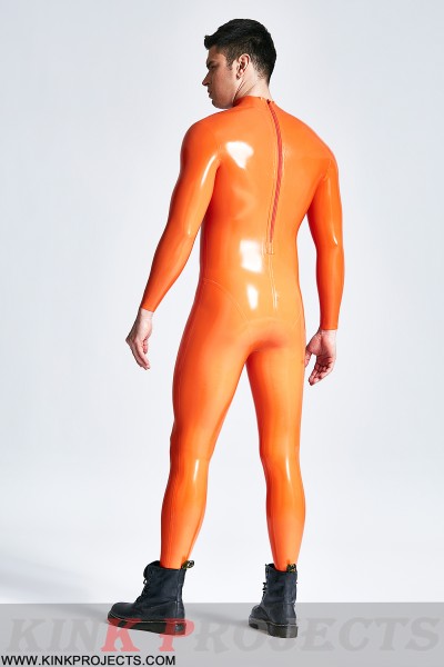 Male Standard Back Zip Latex Catsuit 