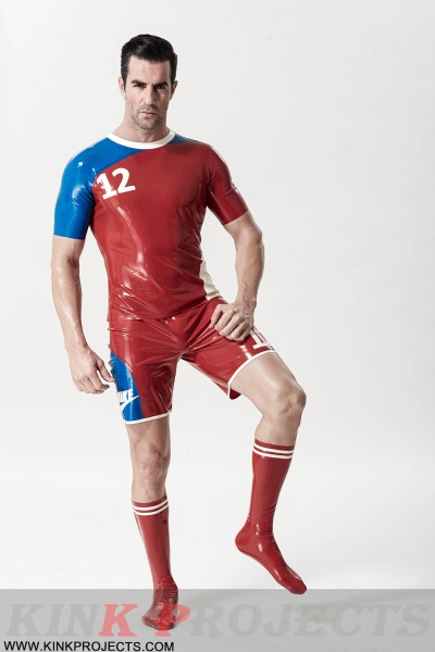 Male Footballer Latex Outfit