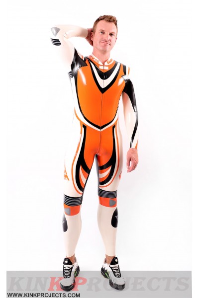 Male 'Trackster' MotoGP Style Latex Suit