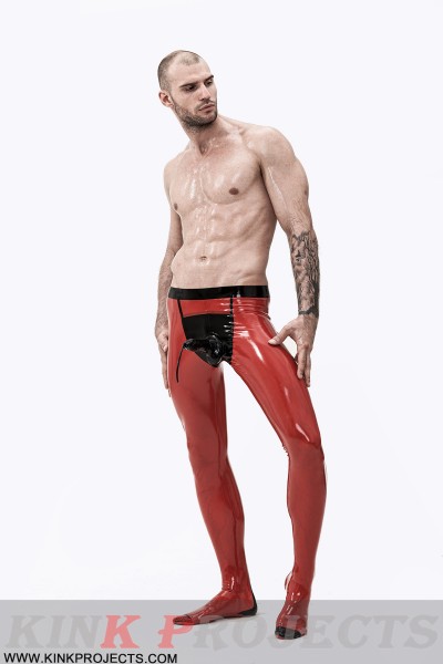 Male 'Penis Sheath' Latex Tights