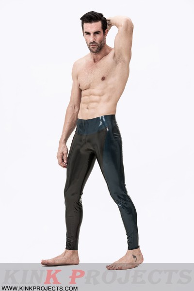 Male 'Two-Tones' Latex Tights