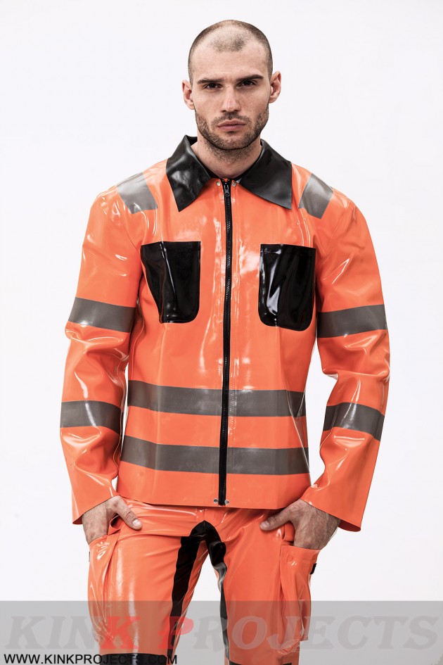 Male Fireman Style Uniform Jacket