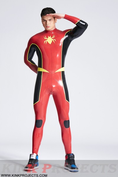 Male 'Stagger' Back Zipper Catsuit