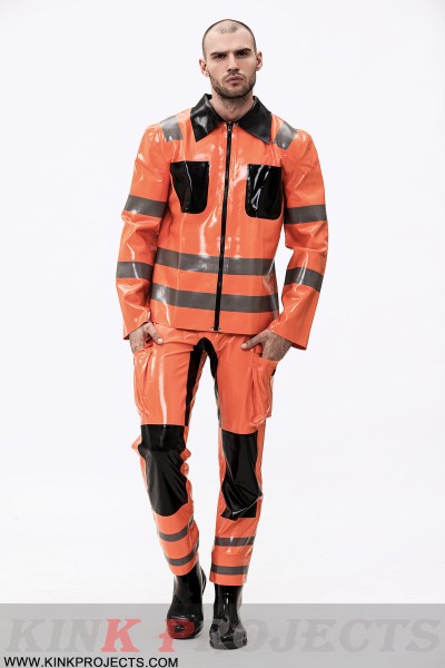 Male Fireman Style Uniform Jacket