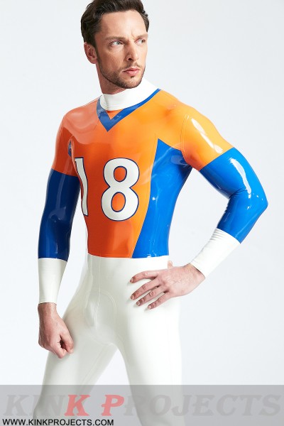 Male 'Outfielder' Latex Catsuit