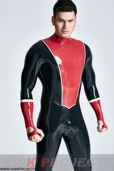 Male Baseball Look Catsuit 