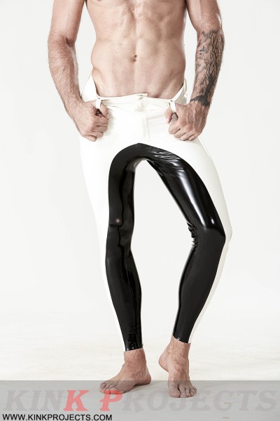 Male 'Yin-Yang' Belted Leggings