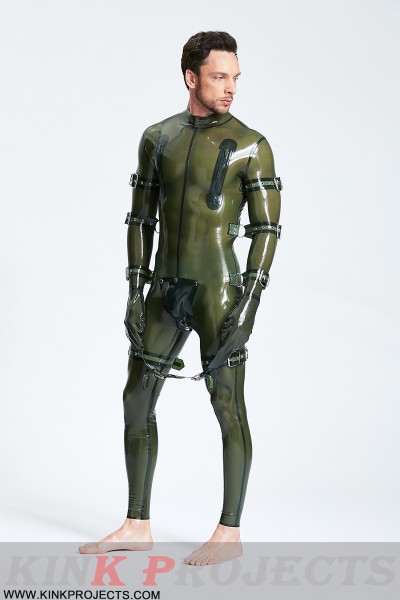 Male Multi-Use Bondage Codpiece Catsuit