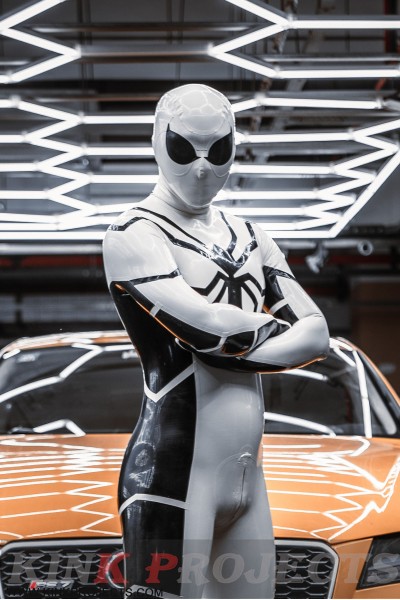 Male 'White Steppe' Spidey Catsuit