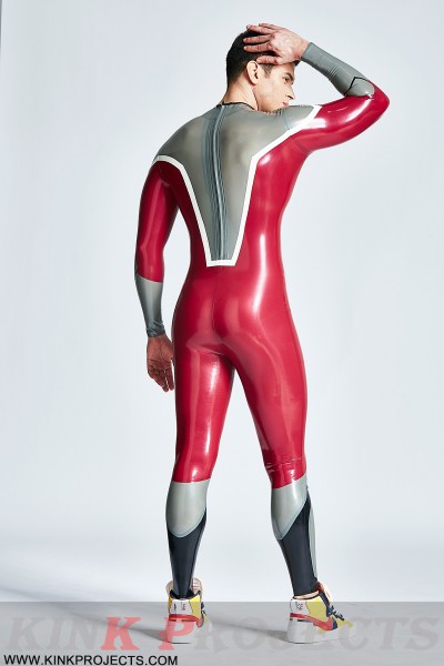 Male 'Dynamo' Back Zipper Catsuit