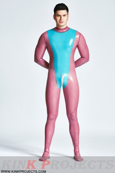Male 'Vulcan' Neck Entry Catsuit With Feet & Gloves