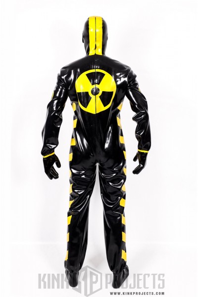 Male 'Zombie' Biohazard Haz Mat Style Latex Protection Suit