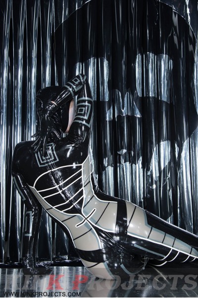 'Heloise' Hooded Catsuit