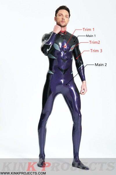 Male 'Galactic Nebular' Catsuit With Feet 