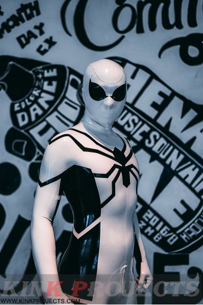 Male 'White Steppe' Spidey Catsuit