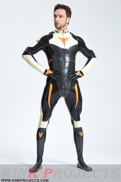 Male 'GP-Moto' Catsuit With Feet and Gloves