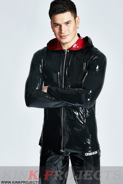 Male Hooded Windbreaker Jacket